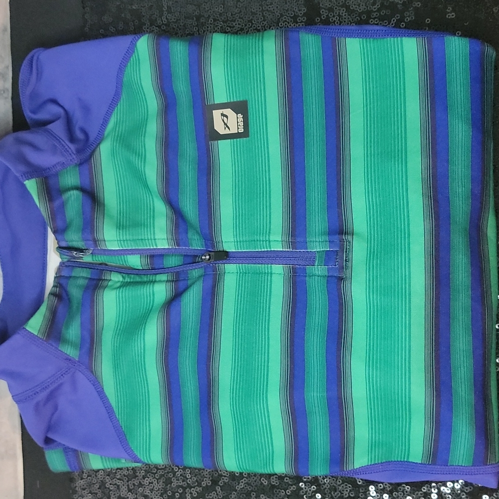 Orage Blue and Green Pullover